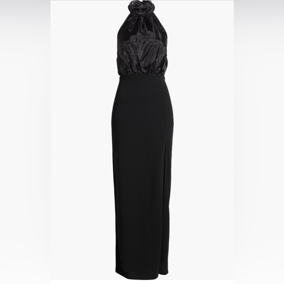 NEW! Lulu’s Stunning Black Gathered Organza Bodice with Oversized Bow - Picture 4 of 14